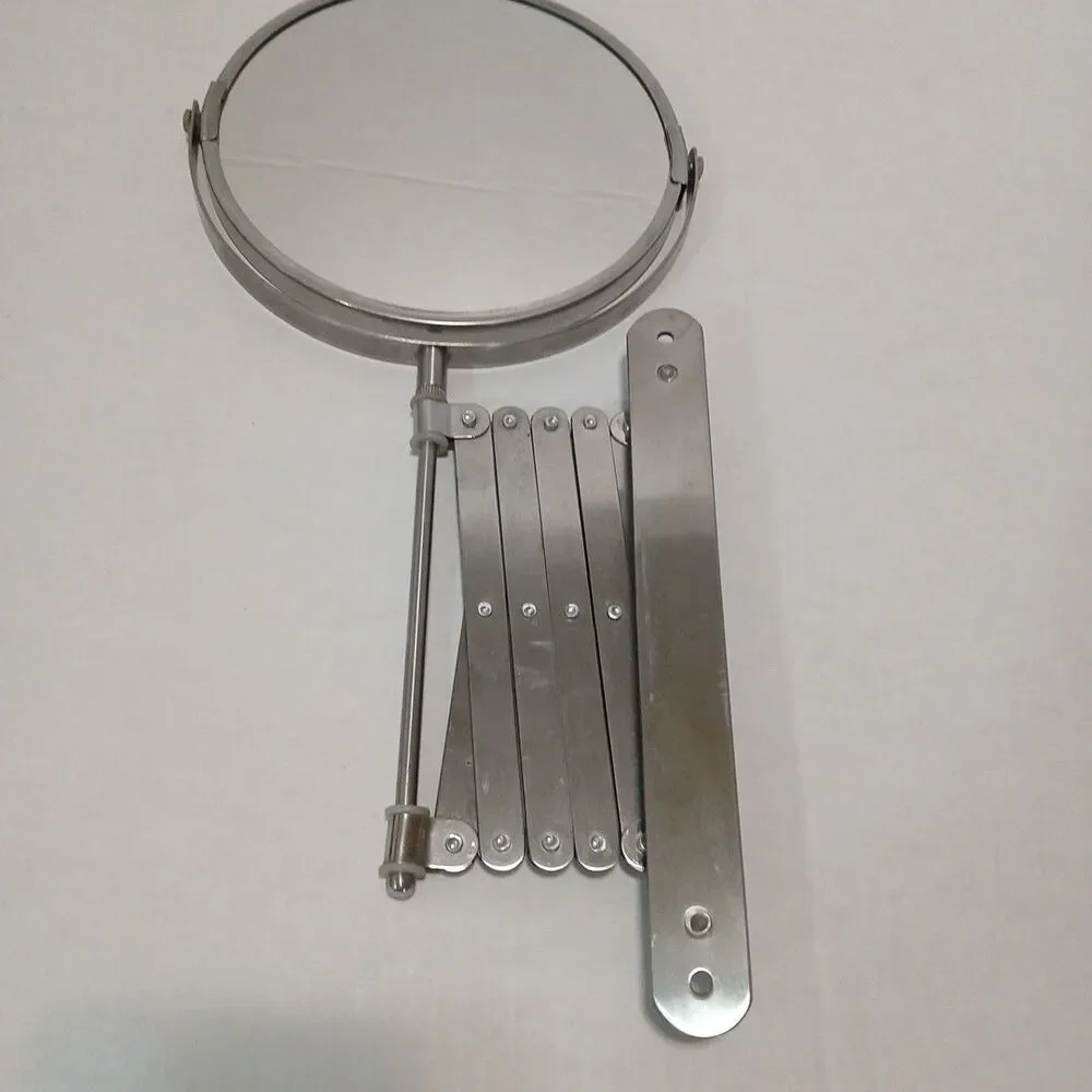 VTG Stainless Steel Accordion Style 2-sided Mirror Expands To 22